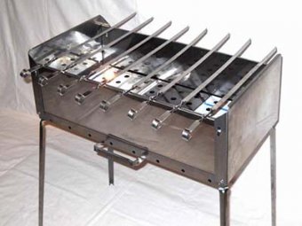 Металеві мангали, виготовлення мангалів на замовлення від ТОВ «АВМОНТАЖ».